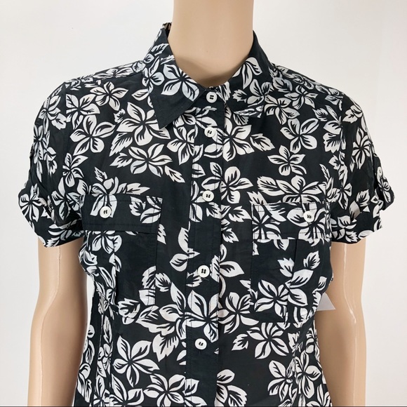 Michael Michael Kors 8P  blouse flower prints (26) - Picture 2 of 8